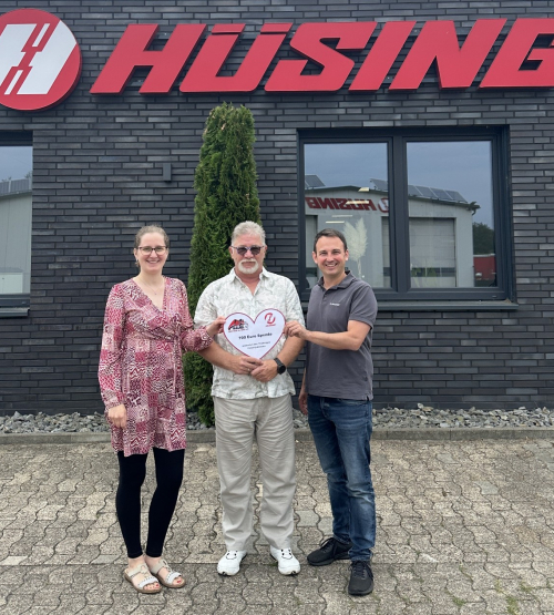  Spende in Höhe von 700 Euro von Spedition Hüsing
